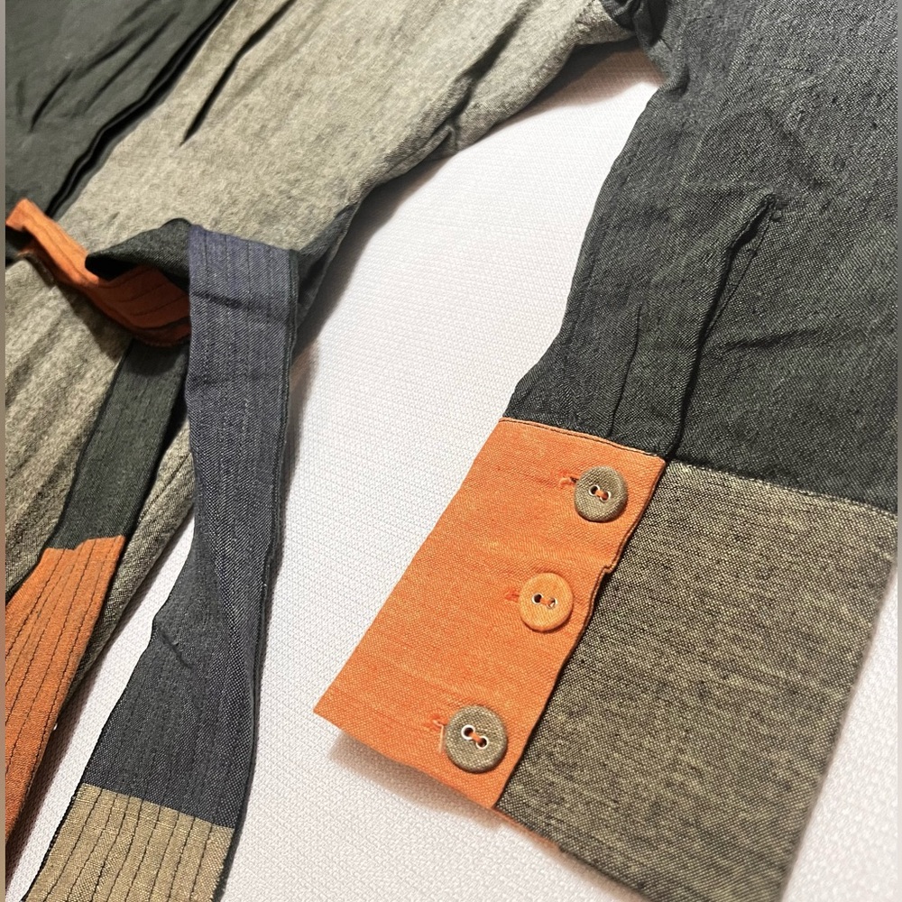 Anthropologie Conditions Apply - Hand Woven 100% Cotton Shirt dress M Exclusive - Picture 7 of 16